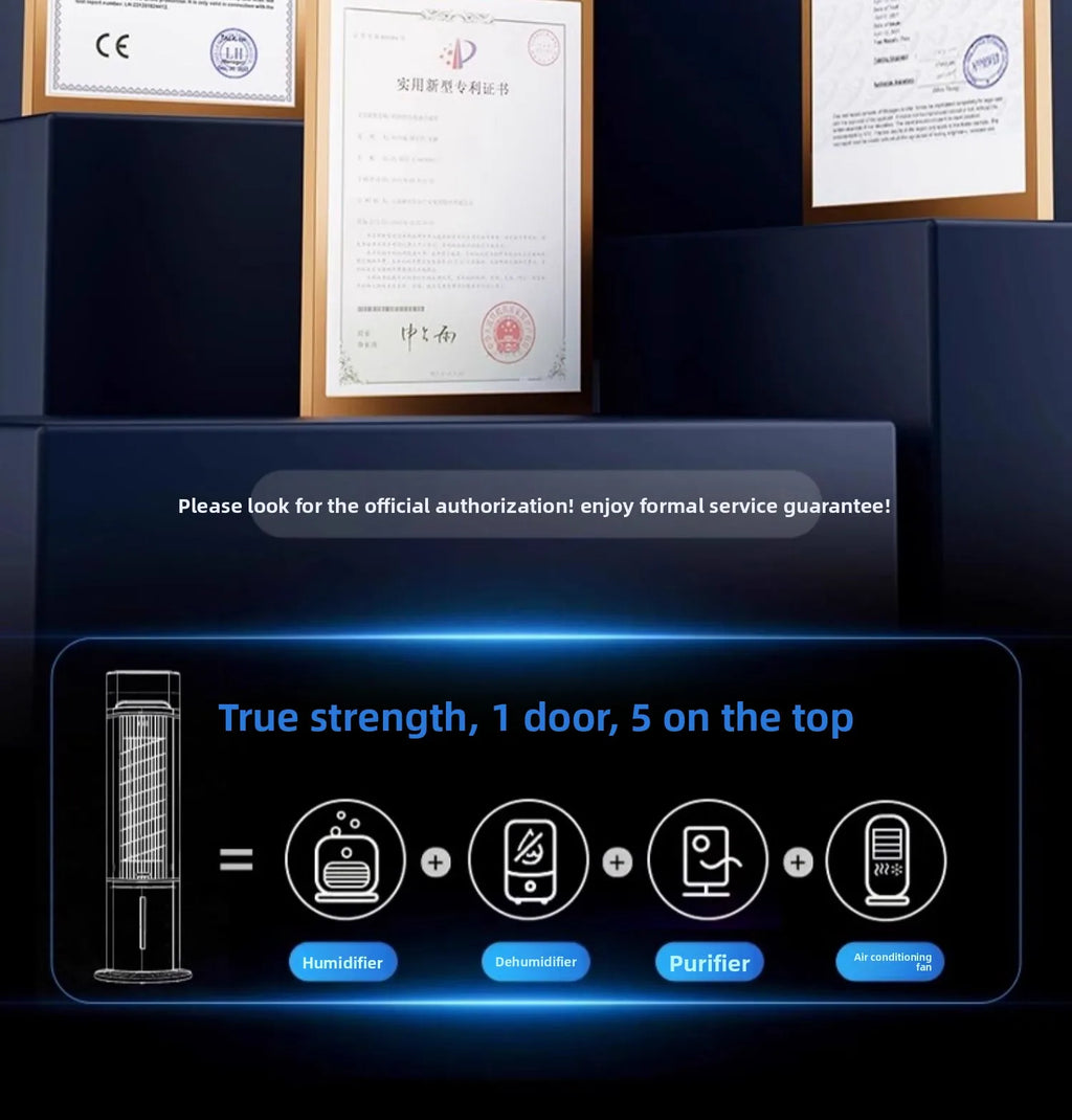 Air Conditioning Fan Refrigeration   Bedroom Small Air Cooler Indoor Portable Mobile Floor Silent Vertical Tower