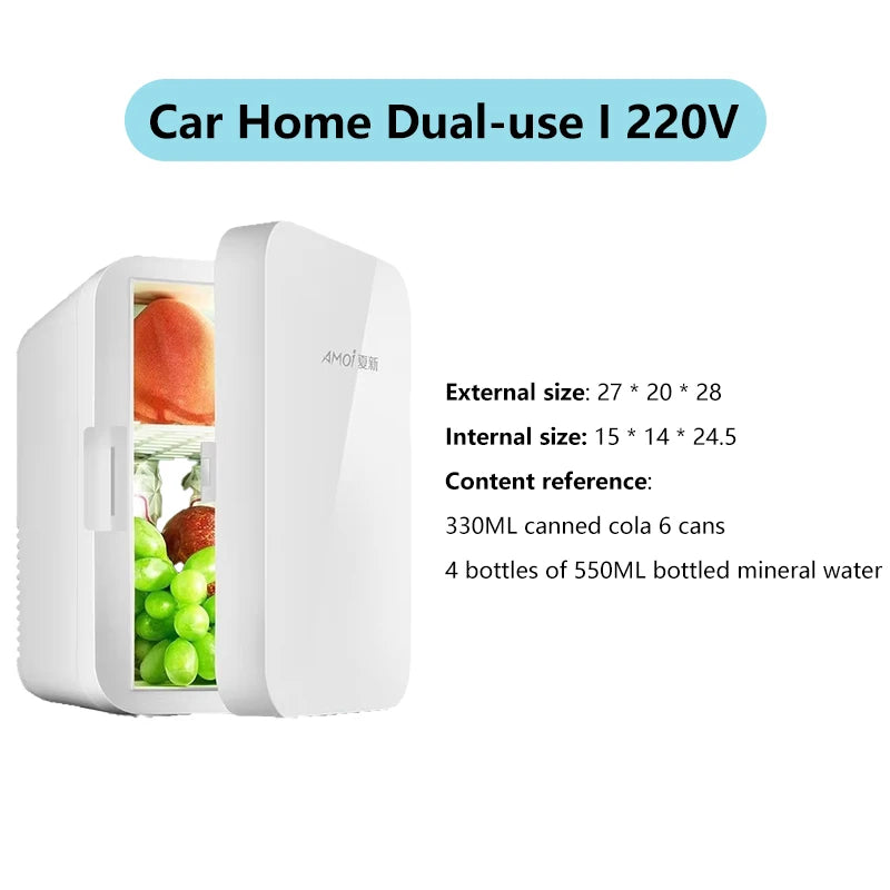 8L Portable Car and Home Mini Fridge